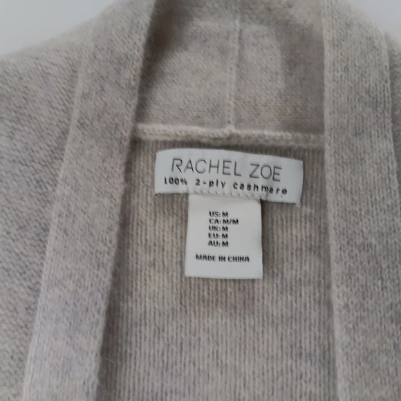 Rachel Zoe 💯 2ply Cashmere Maxi Sweater Vest. Size M - Picture 4 of 7